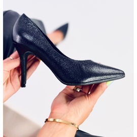 Zapatos de tacón de mujer Claire Black Metalizado negro 6