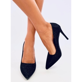 Zapatos de salón de mujer Anabelle Black irisados negro 5