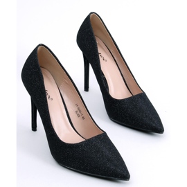 Zapatos de salón de mujer Anabelle Black irisados negro 3