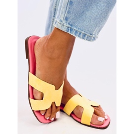 Pantuflas mujer Kalani Amarillo 3