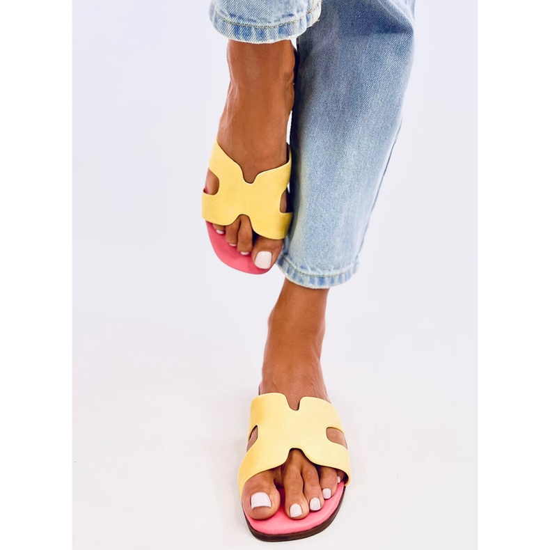 Pantuflas mujer Kalani Amarillo 2