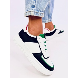 Deportivas mujer Ambar Negro blanco 5