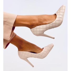 Stilettos Mujer Acolchados Modi Beige 5