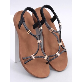 Sandalias Malcuis Black suaves y cómodas negro 1