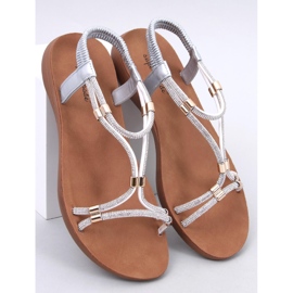 Sandalias Malcuis Plata suaves y cómodas 1