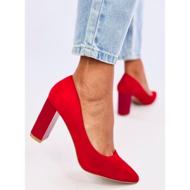 Annette Zapatos de tacón de aguja rojos 4