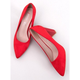 Annette Zapatos de tacón de aguja rojos 1