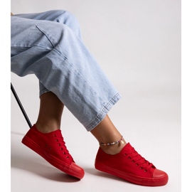 Encantadoras zapatillas Nudar clásicas rojo 1
