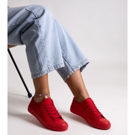 Encantadoras zapatillas Nudar clásicas rojo 2