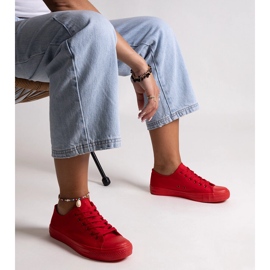 Encantadoras zapatillas Nudar clásicas rojo 3