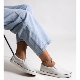 Zapatillas Lublubah blancas brillantes blanco 1 Zapatillas Lublubah blancas brillantes blanco 1