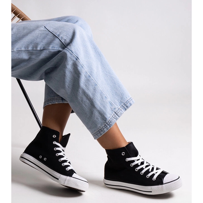 Zapatillas altas Efren negras negro 1