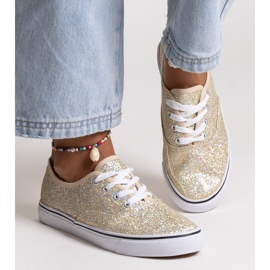 Zapatillas Merri doradas brillantes dorado 1 Zapatillas Merri doradas brillantes dorado 1