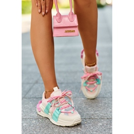 Zapatos deportivos de moda con cordones para mujer ¡Rosa-Menta Chillout! beige 1 Zapatos deportivos de moda con cordones para mujer ¡Rosa-Menta Chillout! beige 1