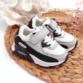Zapatillas deportivas deportivas velcro gris 4