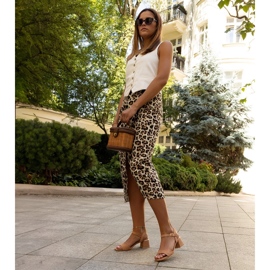 Sandalias tacón marrón Madea 2
