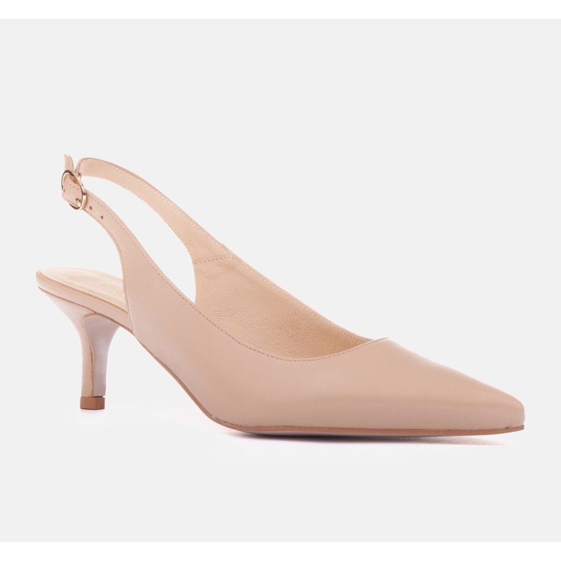 Marco Shoes tacones altos merida beige 1