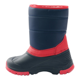 American Club Botas de invierno superligeras americanas rojo azul marino 2