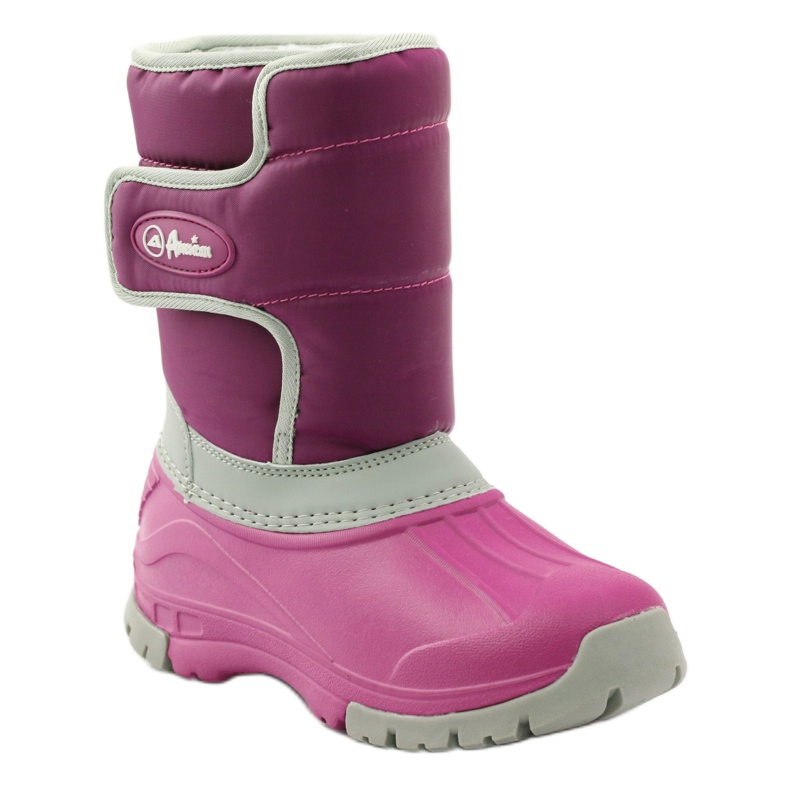 American Club Botas de invierno botas americanas superligeras rosa gris 1