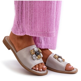 Chanclas Mujer Con Adornos S.Barski KV27-031 Beige 9
