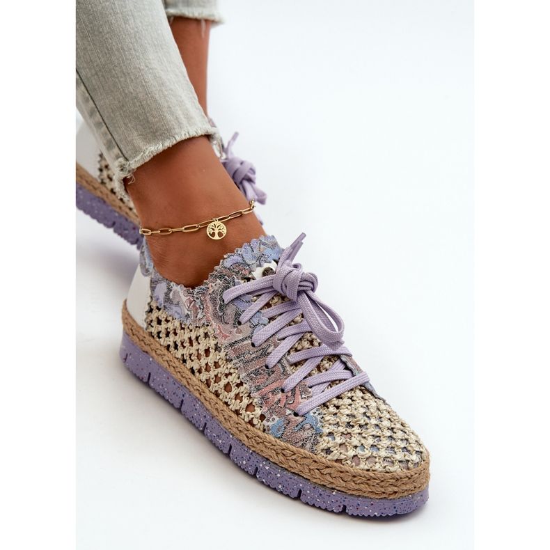 Zapatos Mujer Piel Maciejka 05897-05 Morado púrpura 2