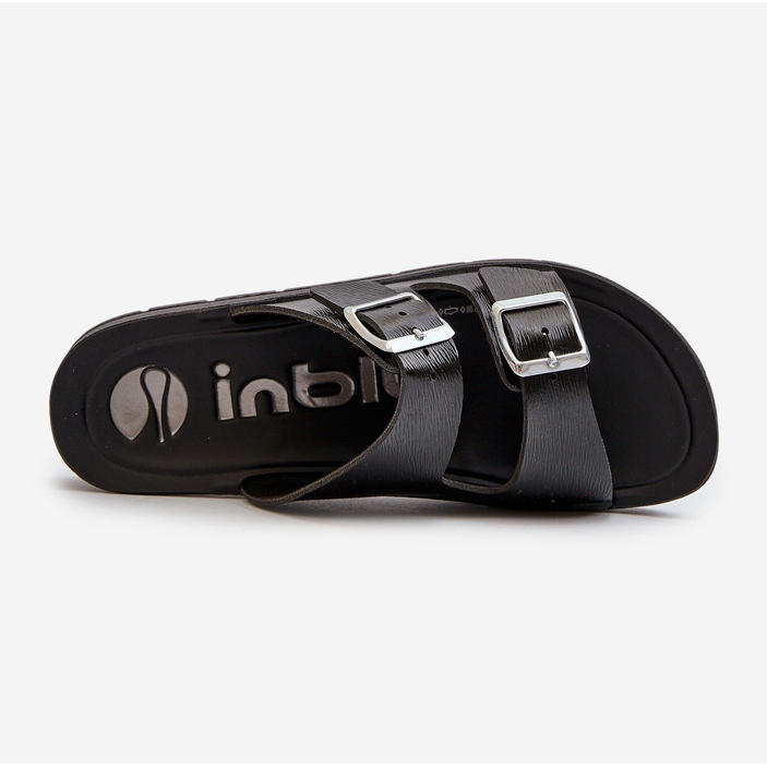 Chanclas Mujer Cómodas Con Hebillas Inblu CP000034 Negro 1