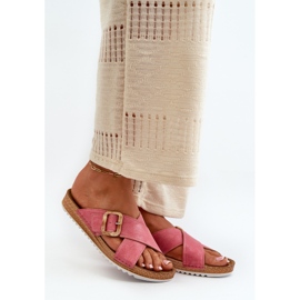 Chanclas Mujer Cómodas Con Hebilla Inblu VO000012 Rosa 2