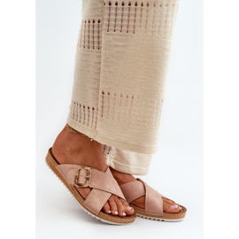 Chanclas de Mujer Cómodas con Hebilla Inblu VO000012 Rosa claro 2