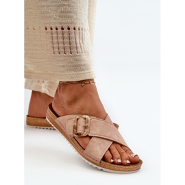 Chanclas de Mujer Cómodas con Hebilla Inblu VO000012 Rosa claro rosado 6