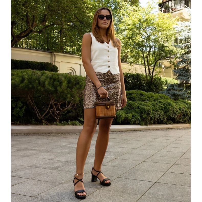 Sandalias de tacón alto Husne negras negro 1