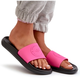 Chanclas de Mujer 4FMM00FFLIF045-55S Rosa y Negro rosado 9