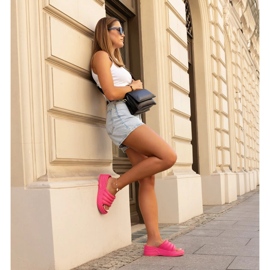 Chanclas Wegahta masivas rosas rosado 2
