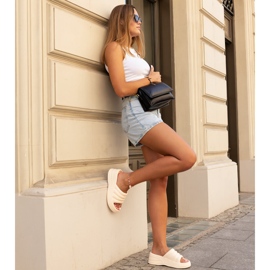 Chanclas Wegahta masivas beige 3