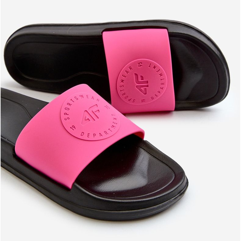 Chanclas de Mujer 4FMM00FFLIF045-55S Rosa y Negro 2