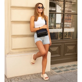 Chanclas Amina masivas beige 1