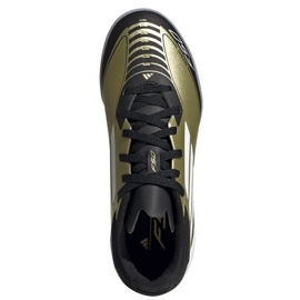 Zapatos Adidas F50 League Messi Jr Tf IG9277 dorado 2
