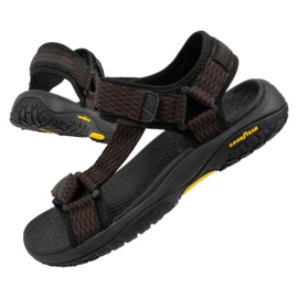 Sandalias Skechers M 204351/BRN negro 1