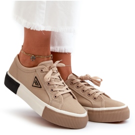 Zapatillas Bajas Mujer Marrón Enalae 10