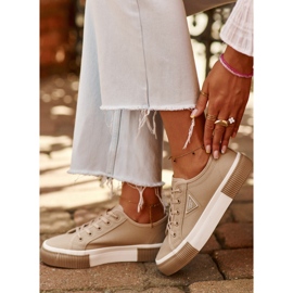 Zapatillas Bajas Mujer Marrón Enalae 1