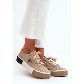 Zapatillas Bajas Mujer Marrón Enalae 2