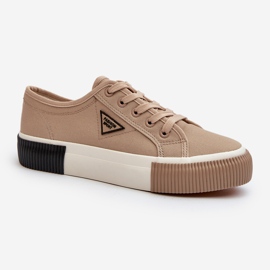 Zapatillas Bajas Mujer Marrón Enalae 4