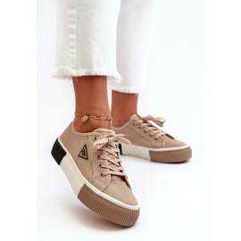 Zapatillas Bajas Mujer Marrón Enalae 3