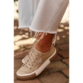 Zapatillas Bajas Mujer Marrón Enalae 9