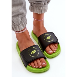 Chanclas de Niño 4FJMM00FFLIM043-72N Negro-Verde 5