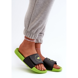 Chanclas de Niño 4FJMM00FFLIM043-72N Negro-Verde 2
