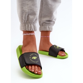 Chanclas de Niño 4FJMM00FFLIM043-72N Negro-Verde 3