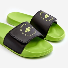 Chanclas de Niño 4FJMM00FFLIM043-72N Negro-Verde 1