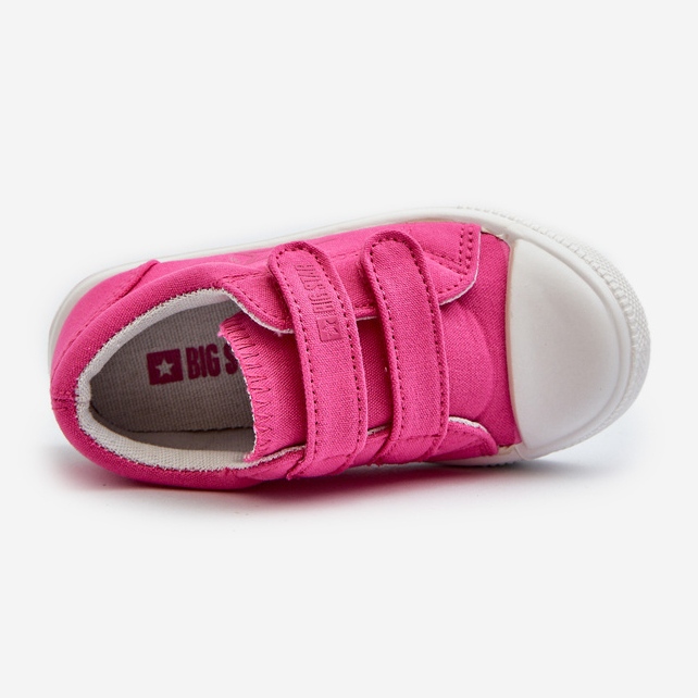 Zapatillas Infantiles Velcro Big Star NN374113 Fucsia rosa 2