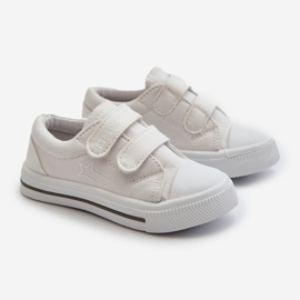 Zapatillas Infantiles Velcro Big Star NN374117 Blanco 1 Zapatillas Infantiles Velcro Big Star NN374117 Blanco 1