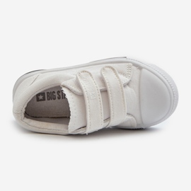 Zapatillas Infantiles Velcro Big Star NN374117 Blanco 2 Zapatillas Infantiles Velcro Big Star NN374117 Blanco 2